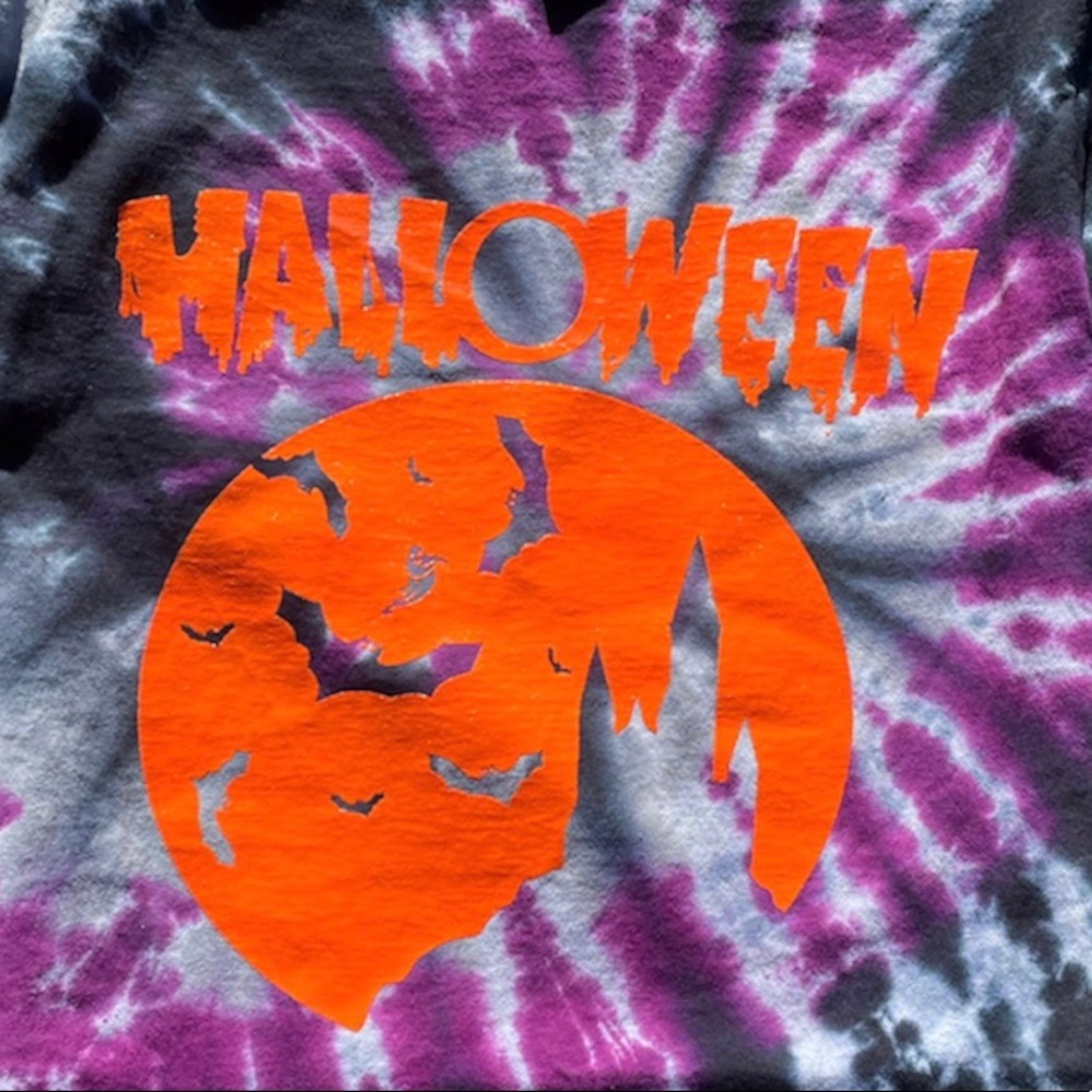 Halloween Castle Tie Dye